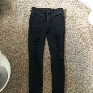 American eagle super stretched skinny jeans